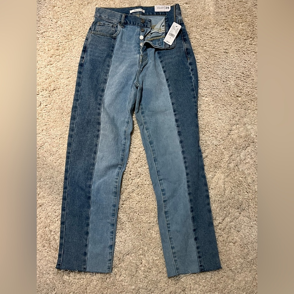 PAC Sun High Rise Straight leg Jeans